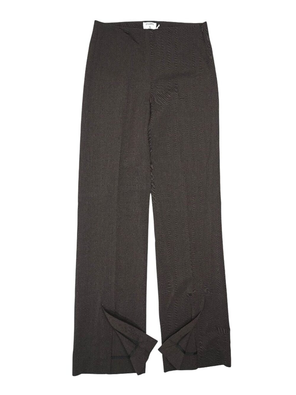 Filippa K Twill Twist Seam Trousers in Mocha